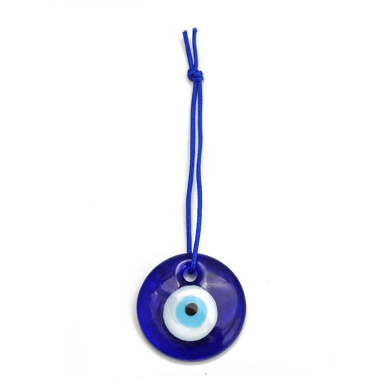 Lucky Turkish Greek Evil Blue Eye Charm Pendant Blue Lamp Work Glass Car Home Amulet Pendant Eye Jewelry Accessories K3ND