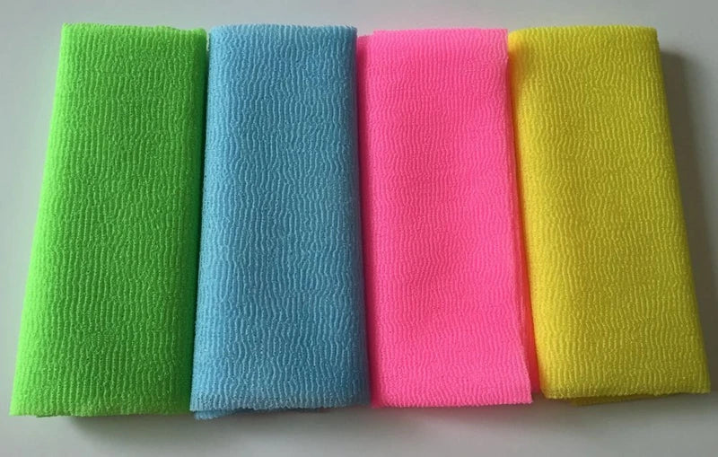 1pcs beauty skin exfoliating cloth washcloth Japanese body wash towel nylon bath towel skin polishing towel color sent randomly