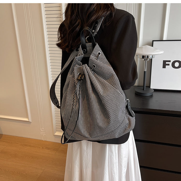 Casual Women's Popular All-Matching Student Canvas Backpack