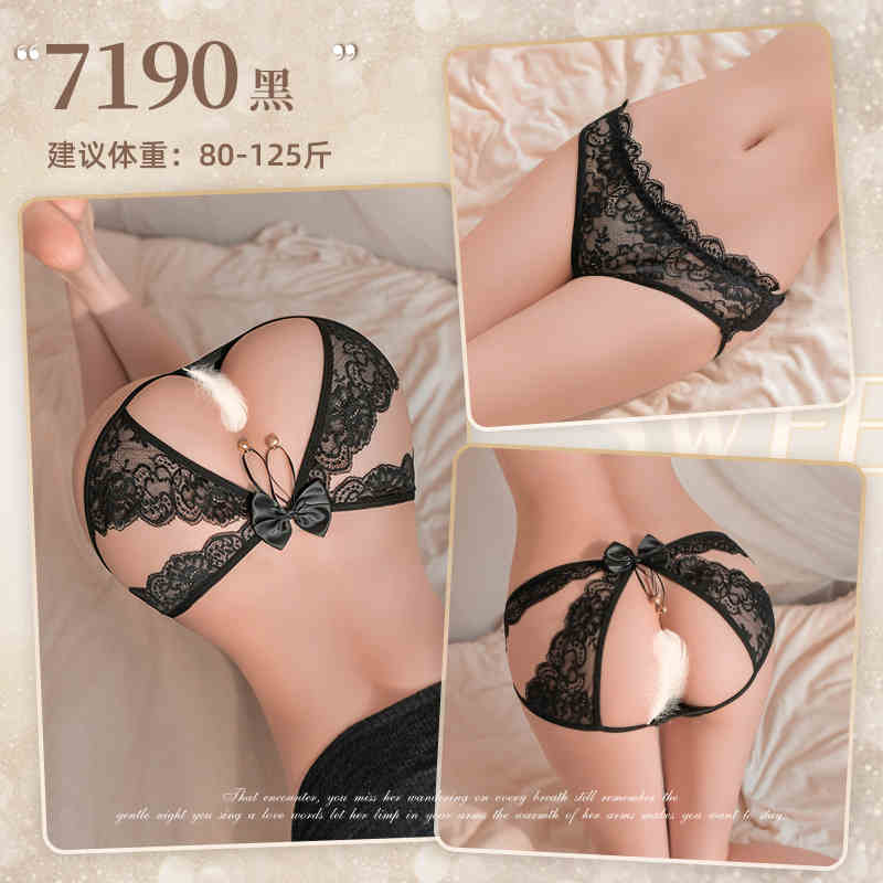 Fee Et Moi Sexy Lace Underwear for Women Intimates T-Back Seduction Sexy Free off T-Shaped Panties Outdoor Dating Convenient for Women