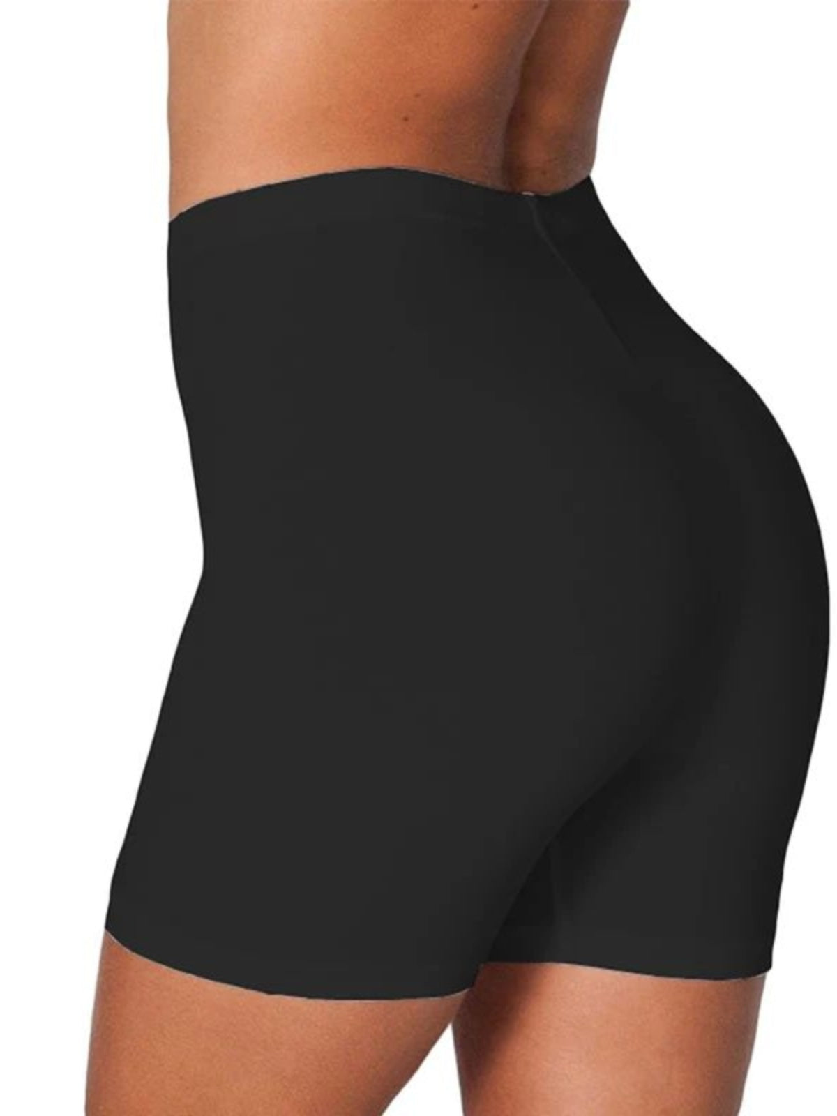 Solid Color High Waist Slim Yoga Shorts Pure Color High Waist Silm Yoga Shorts