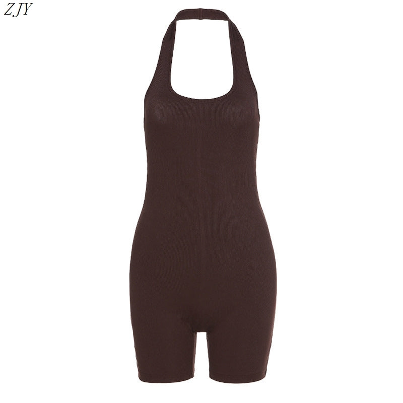 Women's Short Sports Jumpsuit