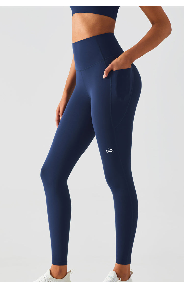 Alo Yoga Spring & Fall Quick-Drying Cycling Outwear Yoga Pants