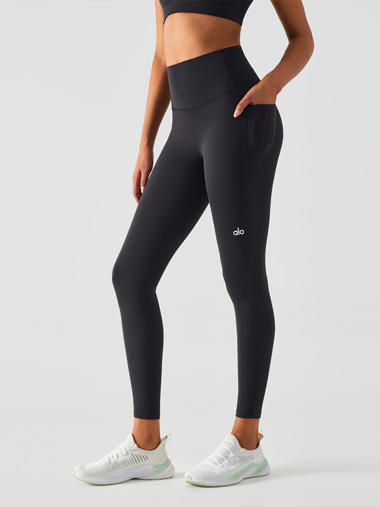 Alo Yoga Spring & Fall Quick-Drying Cycling Outwear Yoga Pants