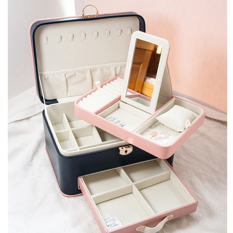 Cartoon Pink Cute Young Adult Bracelet Box Jewelry Box