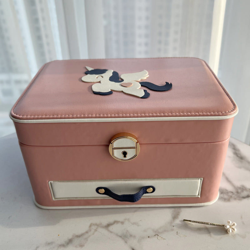 Cartoon Pink Cute Young Adult Bracelet Box Jewelry Box