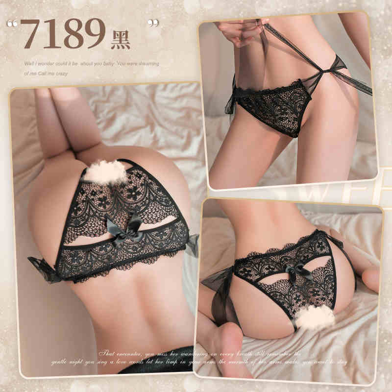 Fee Et Moi Sexy Lace Underwear for Women Intimates T-Back Seduction Sexy Free off T-Shaped Panties Outdoor Dating Convenient for Women