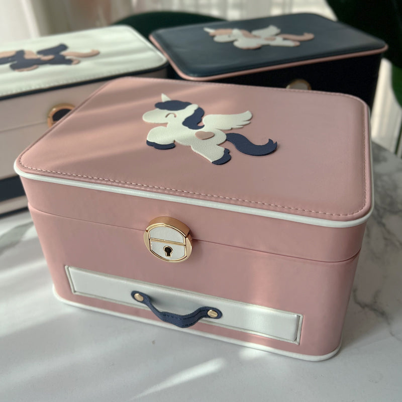 Cartoon Pink Cute Young Adult Bracelet Box Jewelry Box