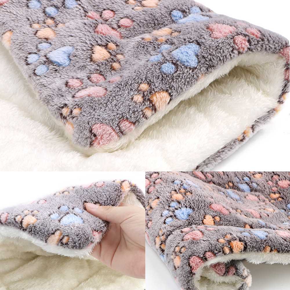 HOOMIN Winter Pet Blanket Sofa Cushion Cover Rug Thicken