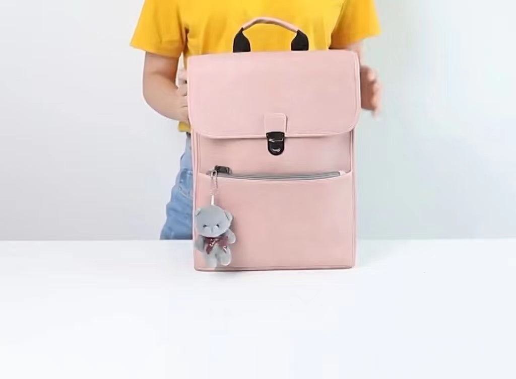 K-style Casual Women's Notebook Satchel Backpack