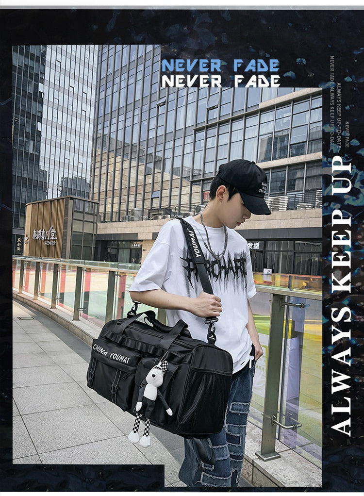 Large Capacity Travel Bag Backpack Men's Business Trip Travel Luggage Bag Sports Gym Bag Hiking Backpack Student Schoolbag