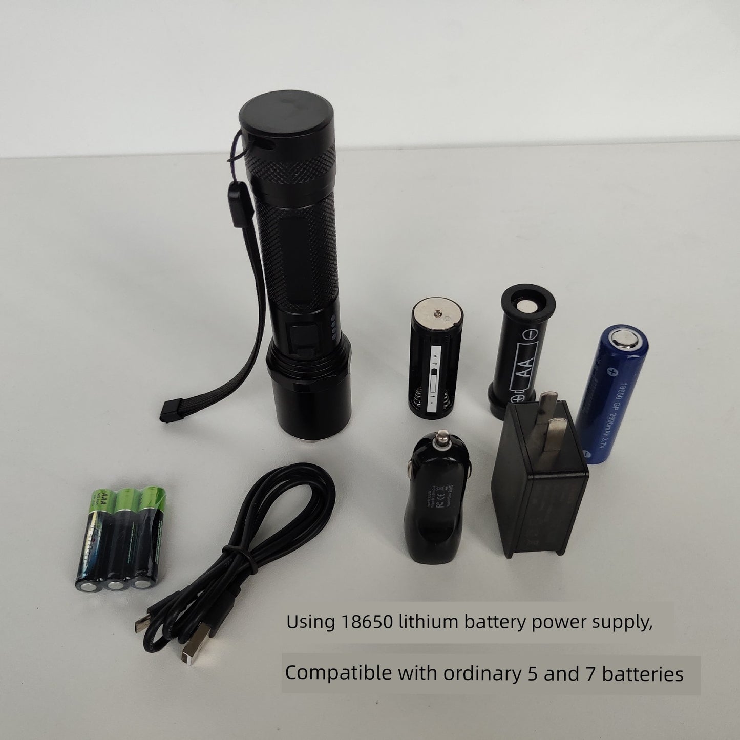 Unit Security New Standard Flashlight Led Power Torch Charging Waterproof Security Duty Basic Type