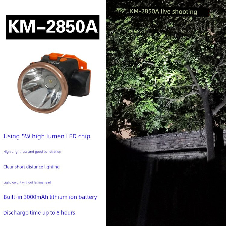 Kangming 2831a Led Lithium Battery Headlamp