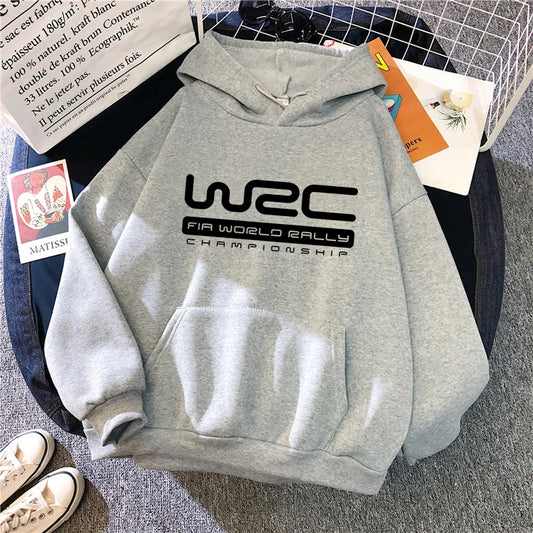 Wrc hoodies women funny Korean style anime graphic Pullover clothing female 90s sweatshirts