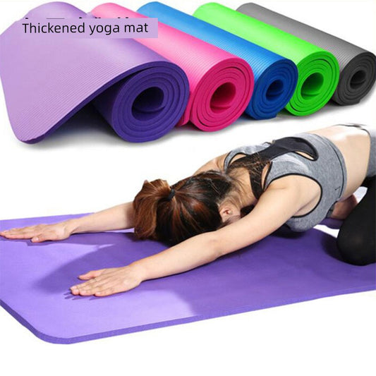 Fitness Yoga Mat Gym Cushion Exercise Mat Long Thick Yoga Mat