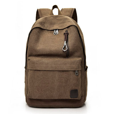 Travel Canvas Junior High School K-style Men Backpack